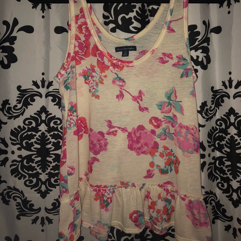 American Eagle Floral Tank